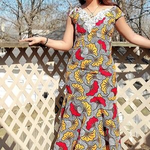 African Ankara real wax dresses Ankara